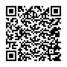 QR код за телефонен номер +12018707867