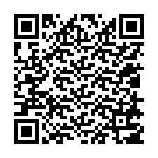 Código QR para número de teléfono +12018707868