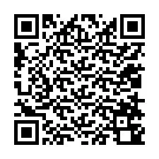 Codice QR per il numero di telefono +12018740786