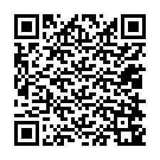 QR код за телефонен номер +12018741297