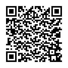 Codice QR per il numero di telefono +12018741298