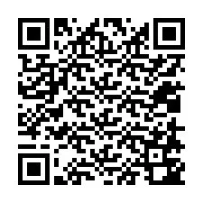 QR kód a telefonszámhoz +12018742143