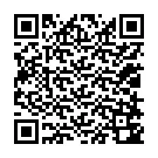 QR Code สำหรับหมายเลขโทรศัพท์ +12018742239