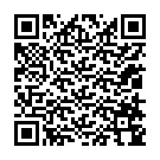 Kode QR untuk nomor Telepon +12018744745