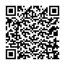 QR-koodi puhelinnumerolle +12018745405