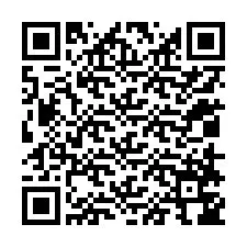 QR-koodi puhelinnumerolle +12018746640