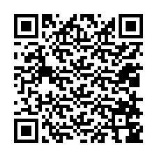 QR-code voor telefoonnummer +12018746727