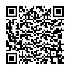 QR Code สำหรับหมายเลขโทรศัพท์ +12018748434