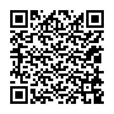 QR kód a telefonszámhoz +12018749825