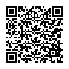 QR код за телефонен номер +12018829664