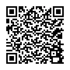 QR код за телефонен номер +12018890369