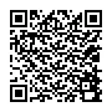 QR код за телефонен номер +12018890729