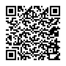 QR код за телефонен номер +12018910347