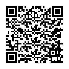 QR-koodi puhelinnumerolle +12018961999