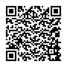 QR Code สำหรับหมายเลขโทรศัพท์ +12018981870