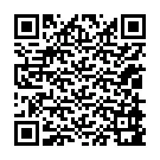 Kode QR untuk nomor Telepon +12018981875