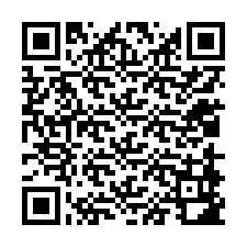 QR Code pour le numéro de téléphone +12018982016