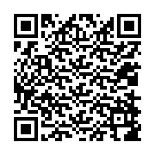 QR-koodi puhelinnumerolle +12018986683