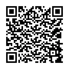 Código QR para número de teléfono +12018986689