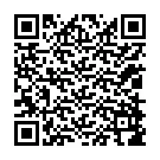 Código QR para número de teléfono +12018986691