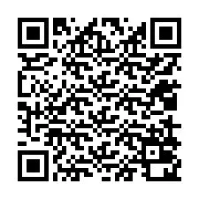 QR-koodi puhelinnumerolle +12019020682