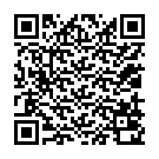 QR-koodi puhelinnumerolle +12019020709