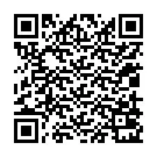 QR-koodi puhelinnumerolle +12019021340