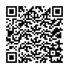 QR-koodi puhelinnumerolle +12019021489