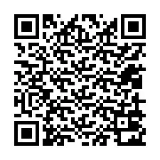 QR-koodi puhelinnumerolle +12019022857