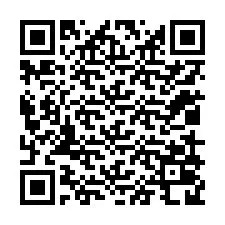 QR-koodi puhelinnumerolle +12019028381