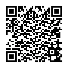 QR-код для номера телефона +12019442486