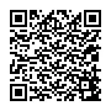 Código QR para número de teléfono +12019443610