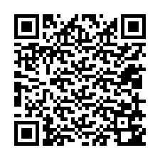 QR-koodi puhelinnumerolle +12019742327