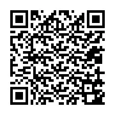 QR-koodi puhelinnumerolle +12019742417