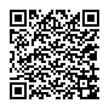 Código QR para número de telefone +12019742428