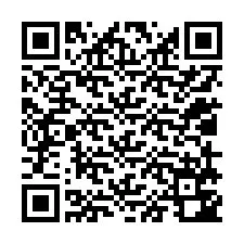 Kod QR dla numeru telefonu +12019742628