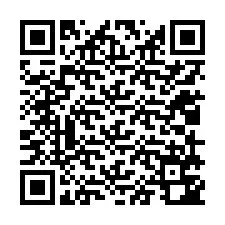 QR-koodi puhelinnumerolle +12019742632