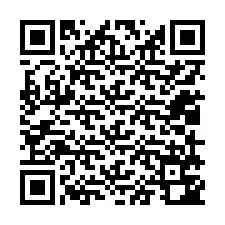 QR код за телефонен номер +12019742637