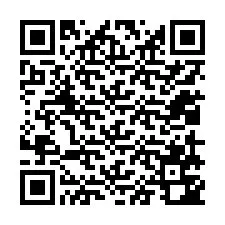 QR код за телефонен номер +12019742747