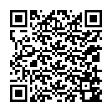 QR-koodi puhelinnumerolle +12019742750