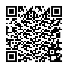 QR-koodi puhelinnumerolle +12019742754