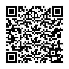 QR-koodi puhelinnumerolle +12019743845