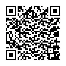 Codice QR per il numero di telefono +12019743848