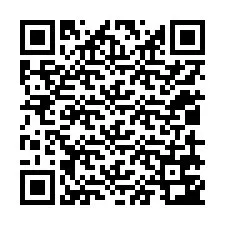 QR код за телефонен номер +12019743854