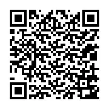 Codice QR per il numero di telefono +12019743855