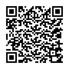 QR-код для номера телефона +12019750888