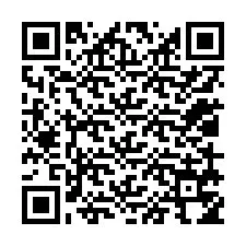 QR-код для номера телефона +12019754499