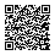 QR-код для номера телефона +12019781813