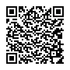 QR-koodi puhelinnumerolle +12019814372