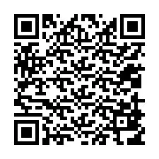 QR-koodi puhelinnumerolle +12019816313